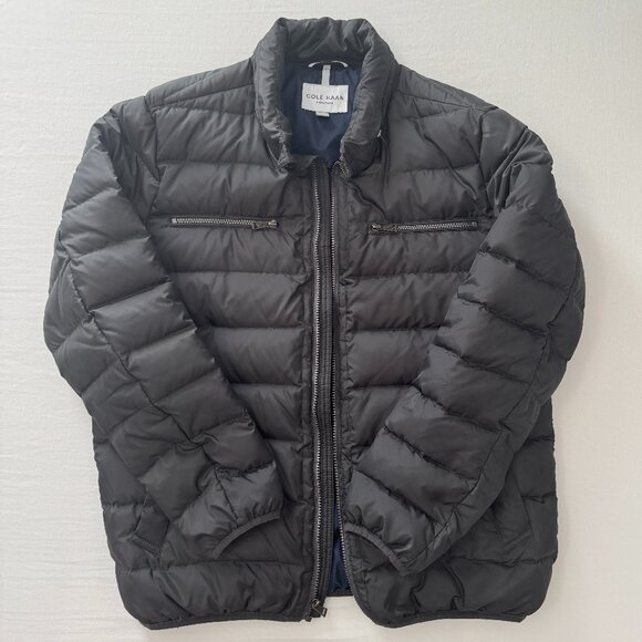 Cole Haan Signature Men's Packable Down Puffer Jacket Large - Picture 1 of 3